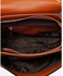 Shoe Room Leather Cross Body Bag - Camel