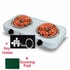 2 Burner Table-Top Electric Hot Plate+S.Pad+Key Holder