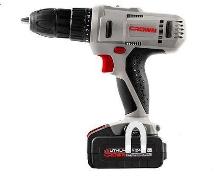 Crown Impact driver with 2 lithium batteries