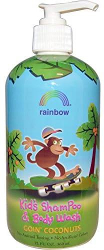 Rainbow Research Kid's Shampoo & Body Wash, Goin Coconuts, 350ml