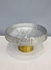 Modern design round cake stand silver and gold base