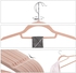 Red Dot Gift30-Pack Non-Slip Velvet Hangers 42cm With 360 Degree Rotatable Hook - Durable &amp; Slim - Non Slip Hangers For Coat Hangers - Pant Hangers (Rose/Blush Pink, 30 Pack)