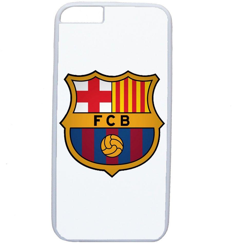Apple iPhone 6 The Football Team Barcelona Printed Back Case - White
