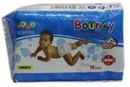 Bouncy Baby Diapers Size 2 Mini 3-6 kg 10 Pieces