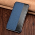 Bdotcom Side View Flip PU Leather Case for Huawei P10 (Black/Blue)
