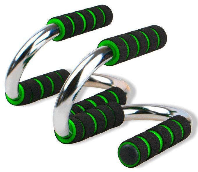 Stainless Steel Push Up With Long Foam - Green & Black
