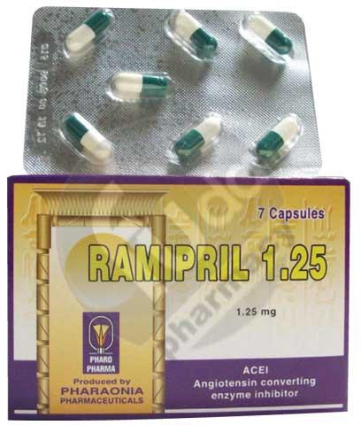Ramipril 1.25 Mg 7 Capsule 1 Strip
