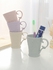 1Pc Tooth Mug Solid Colour Loves Plastic Bathroom Tumbler With Handle