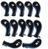 Generic 12Pcs/set Blue Golf Clubs Iron Head Covers Headcovers With Zipper Long Neck US