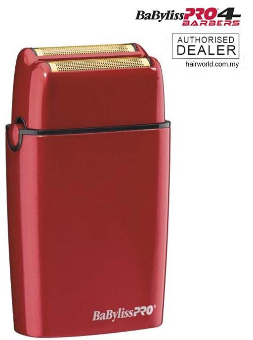 BaByliss Pro Foil Shaver FX Cordless Metal Double FXFS2R (Red)