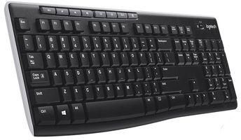 Logitech MK270 Wireless Keyboard  - Black