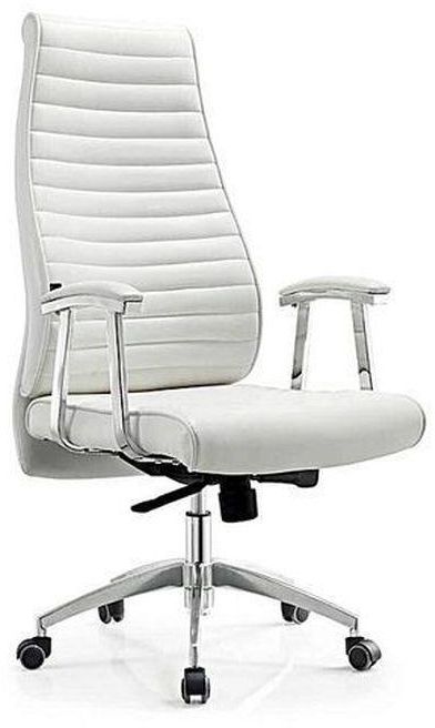 Executive Office Leather Chair-White
