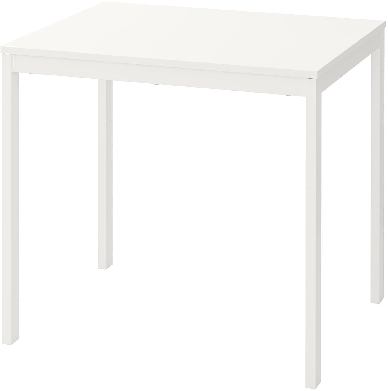 VANGSTA Extendable table - white 80/120x70 cm