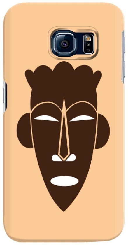 Stylizedd Samsung Galaxy S6 Edge Premium Slim Snap case cover Gloss Finish - Tribal Mask