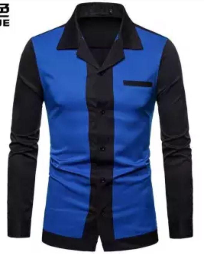 DesubClassic Men Shirt- Nice Men Shirt Black And Blue