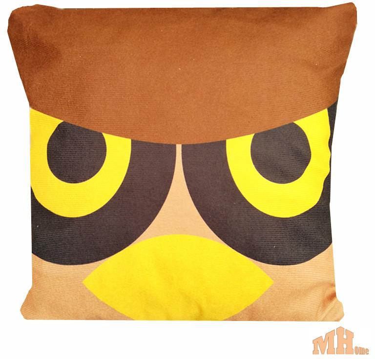 Maylee HIgh Quality Printed Owl Pillow Cases