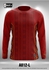 Sublimation Round Neck Long Sleeve Tshirt 10 Sizes A012 (As Picture)