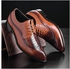 Tauntte Oxford Formal Shoes Crocodile Pattern Bullock Wedding Shoes Genuine Leather Casual Shoes