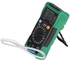 Mastech MS8233C Digital Multimeter For DC / AC Voltage / Current / Resistance / Temperature-BLACK AND GREEN