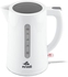 Evvoli Concealed Coil Electric Kettle With BPA Free Plastic &amp; Removable Filter 1.7 Liters, 2200W, White EVKA-KE17LW