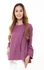 Lydia Top Side Ruffles Style with front zip - 6 sizes (Purple)