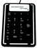 NCS USB Numeric Keypad - Black