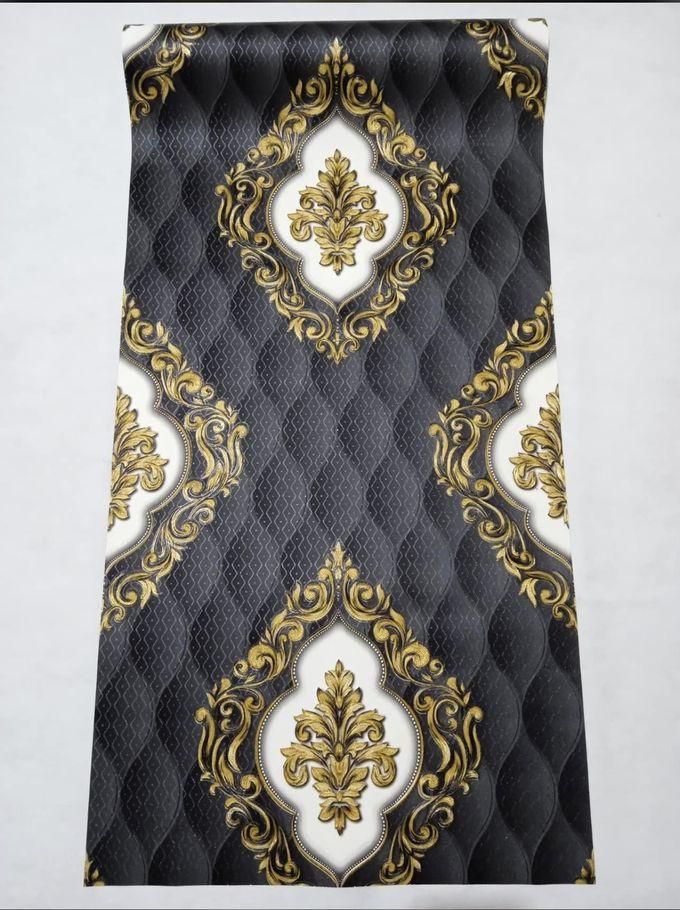 Adore Decor Luxury Gold & Black Stripe Wallpaper - 5.3 SQM