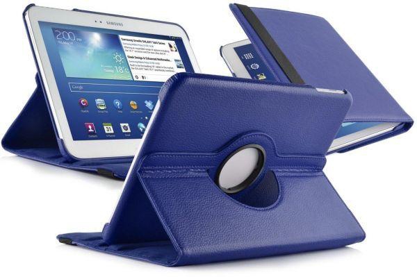 360 degree Rotation Leather Case Cover for Samsung Galaxy Note 10.1 N8010 N8000 (BU-06)