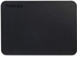 قرص كانيفو بيسكس الصلب المحمول بسعة 4TB ومنفذ USB 3.0 من توشيبا، لون اسود