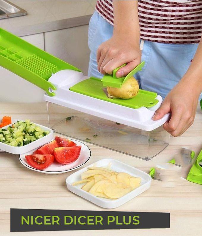 As Seen On Tv Nicer & Dicer Plus Fruits And Vegetables Chopper