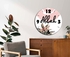 Get Decorative Shape Wall Clock, 40 cm - Multicolor with best offers | Raneen.com