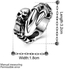 Fashion Cool Fashion Stainless Steel Ring - Silver Gray