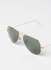 Full Rim Aviator Sunglasses - 0RB3025 - Lens Size: 58 mm - Gold