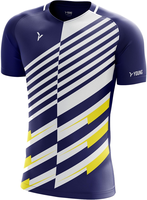 YOUNG Tournament Men Cool Shirt Fresco 2 Light Shirt Quickdry Jersey Breathable Badminton Shirt Sportwear Baju Sukan