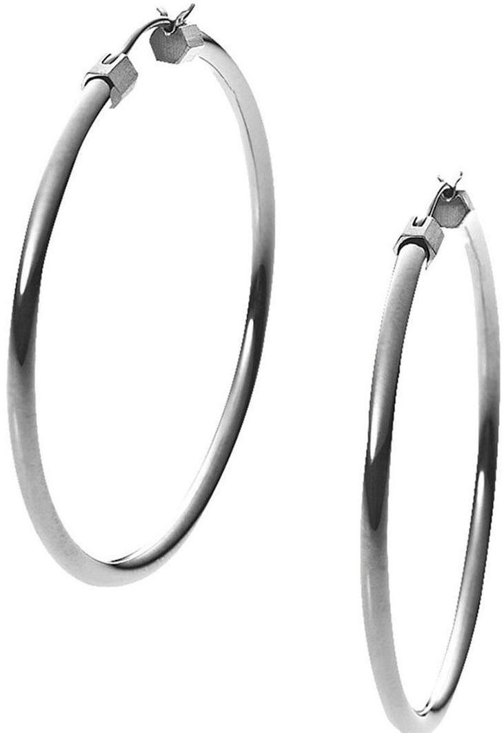 DKNY Stainless Steel Silver Hoop Earring - NJ2158040