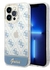 Guess for iPhone 14 Pro 4G Electro Script Hard Case - Blue