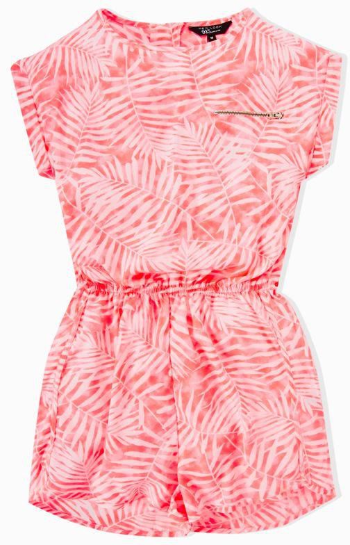 Youth Tropical Print Playsuit