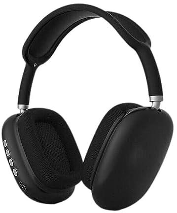 سماعة رأس لاسلكية P9 بلوتوث متوافقة مع جميع الهواتف و سماعات الاذن (لون أسود)، فوق الأذن