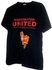 Fashion Manchester United football club T-shirt black