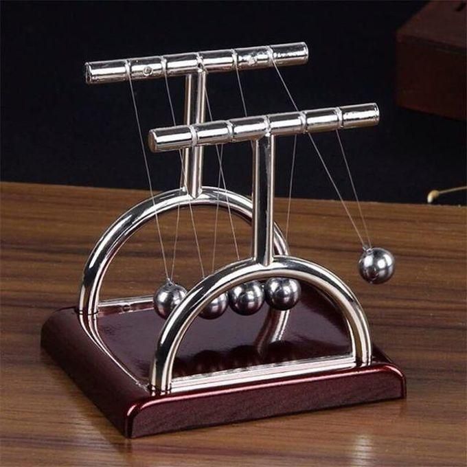 Newton's Cradle Steel Balance Ball Pendulum - Deep Red