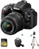 Nikon D5200 Digital SLR Camera Black+18-55mm VR Lens+Tripod+Carry Case+Lexar 16GB SD Card