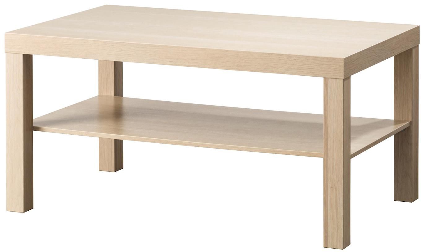 LACK Coffee table - white stained oak effect 90x55 cm