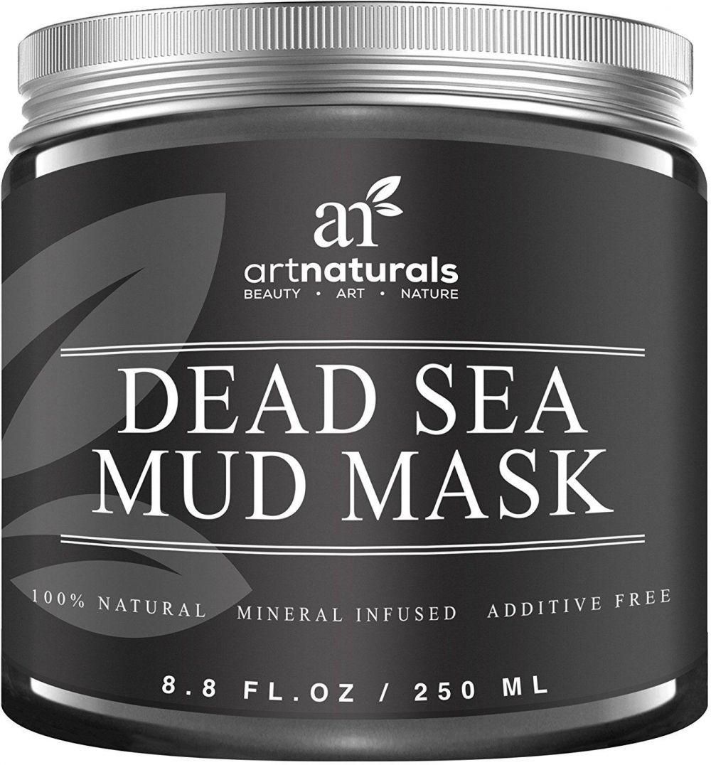ArtNaturals Dead Sea Mud Mask for Face, Body/Hair, 100% Natural and Organic Deep Skin Cleanser, Clears Acne, Reduces Pores and Wrinkles, Ultimate Spa Quality, Mineral Infused Add