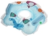 Universal Baby Neck Float Ring SAFE For Bath Inflatable Floats Pools Infant Swimming Blue