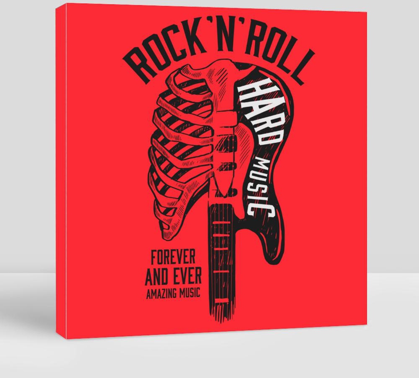 Rock Festival Poster. Rock and Roll Sign. Slogan Graphic for T Shirt