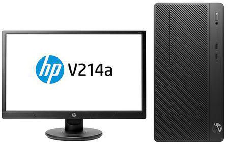 HP 290 G2 Core i3 Microtower Desktop 18.5 Inch Monitor