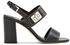 Prada Dress Sandal for Women - Size 9 US, Black, 1X493F-O71-F0002
