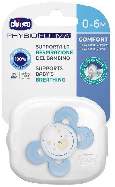 Chicco Dummy Physio Comfort Silicone Pacifier Blue
