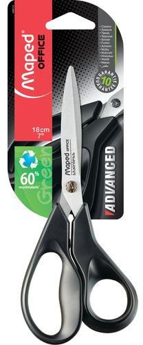 Maped Scissors Advanced Green 18cm Asymmetrical – 498110