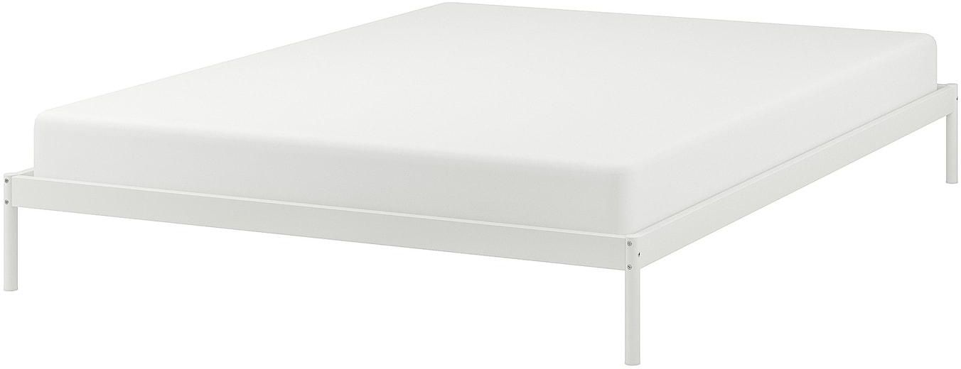 VEVELSTAD Bed frame - white 160x200 cm